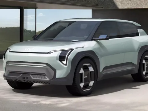 Xem trước Kia EV3 ra mắt năm sau: To ngang Seltos, thiết kế tối giản khác hẳn xe xăng, dầu