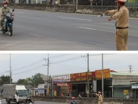 Đồng Nai: Trạm CSGT Ngã Ba Thái Lan tăng cường tuần tra đảm bảo trật tự ATGT