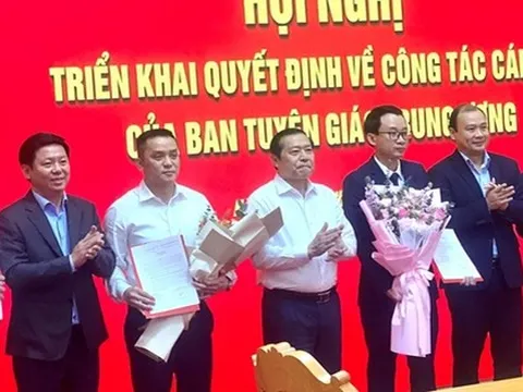 Ban Tuyên giáo Trung ương bổ nhiệm nhân sự mới