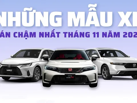 Top 10 mẫu xe bán chậm nhất tháng 11: Honda Civic Type R dẫn đầu