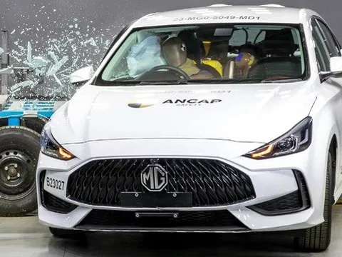MG5 đang bán ở Việt Nam liên quan gì tới bản vừa bị 0 điểm an toàn, hãng nói sẽ nâng cấp công nghệ trong năm sau