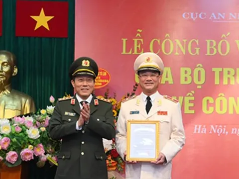 Giám đốc công an tỉnh Nghệ An giữ chức Cục trưởng Cục An ninh chính trị nội bộ