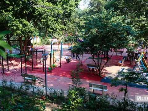 Công viên rừng giữa trung tâm Thủ đô được cải tạo từ bãi rác