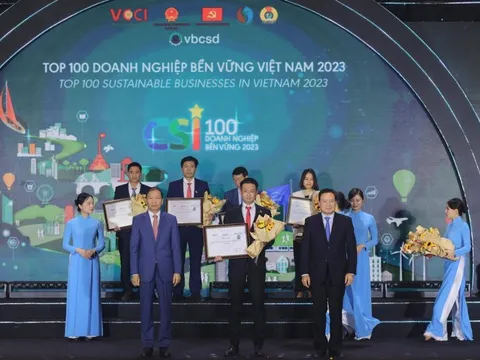 Bridgestone Việt Nam xuất sắc được vinh danh Top 100 doanh nghiệp bền vững 2023