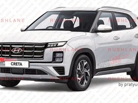 Hyundai Creta 2024 lộ nhiều nâng cấp: Bảng đồng hồ điện tử, ngoại hình như Palisade, chờ ngày về Việt Nam