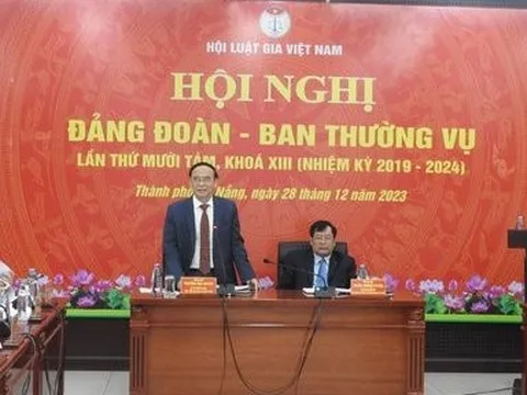 Hội nghị Đảng đoàn - Ban Thường vụ Hội Luật gia Việt Nam lần thứ 18