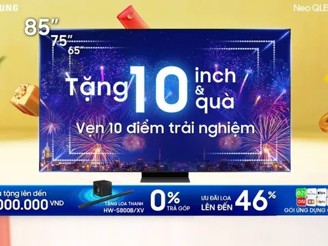 Sắm đồ Tết cho gia đình đừng quên món này vì ưu đãi lớn