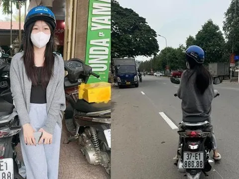 Nữ sinh bấm ngẫu nhiên được biển số ngũ quý 8