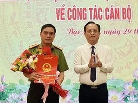 Thượng tá công an làm Phó Chánh Văn phòng UBND tỉnh Bạc Liêu