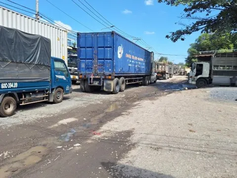 Đồng Nai: Nguy hiểm tiềm ẩn trên tuyến đường Hoàng Văn Bổn