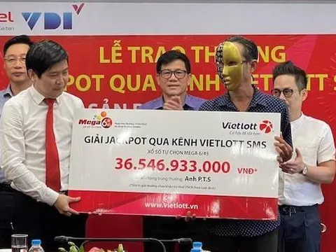 70 người chơi trúng giải thưởng tiền tỷ qua Vietlott SMS