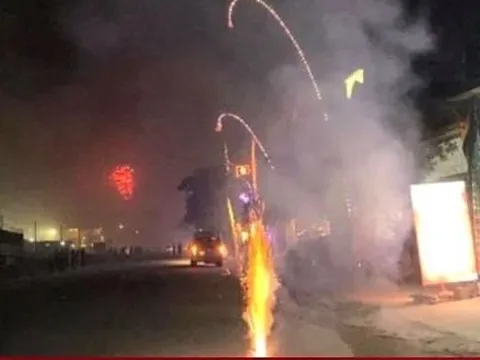 Đốt pháo trái phép ngày Tết bị phạt thế nào?