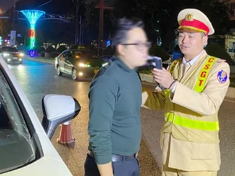 Hàng trăm trường hợp ở Thanh Hóa vi phạm nồng độ cồn