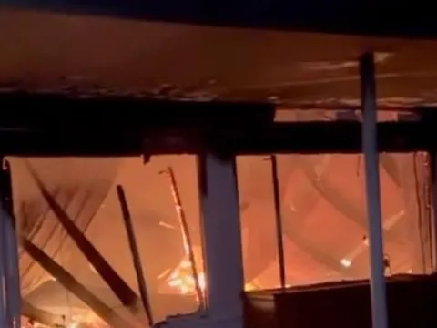 Hé lộ nguyên nhân vụ cháy hội trường Thành ủy Hà Tiên