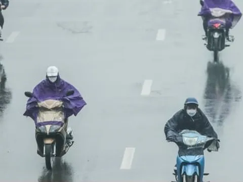 Cuối tuần, dự báo miền Bắc mưa phùn