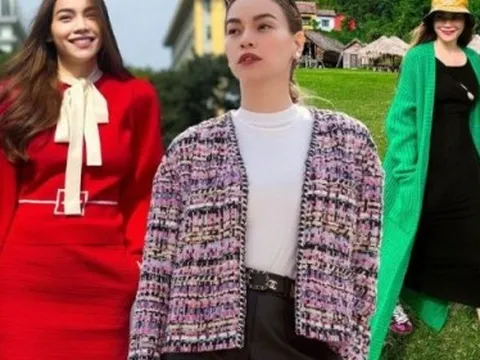 Tham khảo 10 cách diện trang phục màu sắc sang trọng, không lo "sến" của Hồ Ngọc Hà