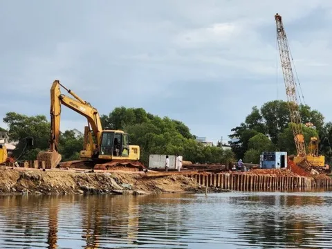 Dự án Cầu Văn Thánh ở Bình Thuận tiến độ thi công đạt 2% khối lượng