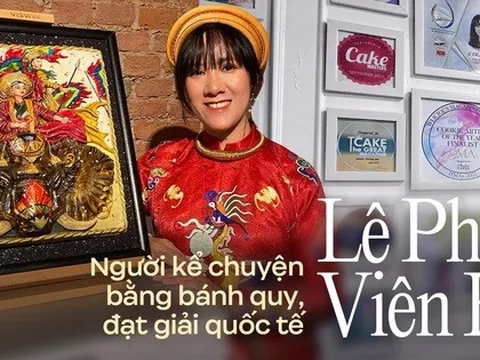 Người phụ nữ mang tranh bằng bánh quy tự làm ra triển lãm quốc tế, bạn bè thế giới trầm trồ kinh ngạc