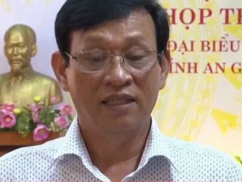 Cho thôi đại biểu Quốc hội với Phó Viện trưởng VKSND An Giang Nguyễn Văn Thạnh