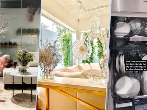 Đẳng cấp đồ nội thất nhà Hồ Ngọc Hà: “Nhặt” sơ vài món trong bếp cũng gần nửa tỉ đồng