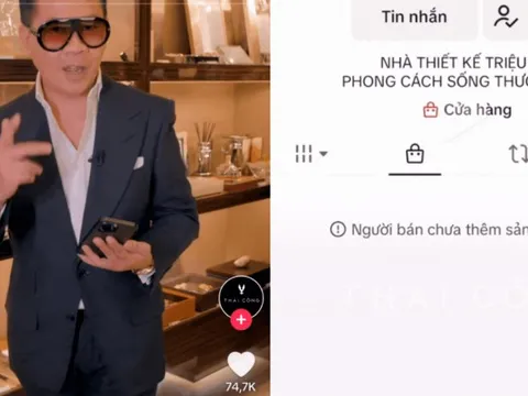 Gian hàng "quý tộc" đột nhiên "bay màu" trên TikTok, Thái Công lên tiếng: Sập sàn vì số lượng đơn khủng!