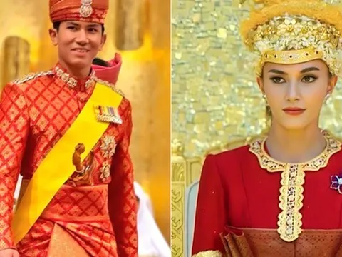 Cận cảnh đám cưới thế kỷ của Hoàng tử tỷ đô Brunei: Dát vàng thể hiện đẳng cấp, cô dâu đẹp lộng lẫy chiếm spotlight