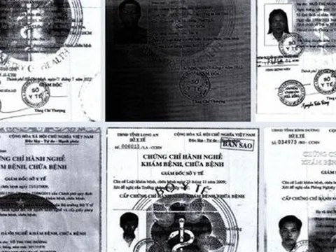 Bình Dương: Phát hiện nhiều bác sĩ dùng chứng chỉ giả để hành nghề
