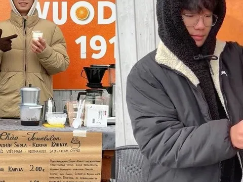 Cà phê muối Việt Nam xuất hiện ở Phần Lan: Ngày cao điểm kiếm tiền triệu, bất ngờ danh tính chủ quán
