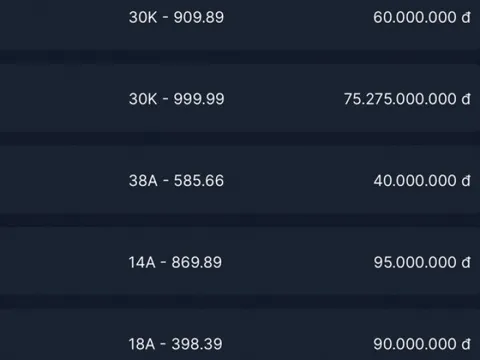 Biển số Hà Nội được "chốt" mức giá kỷ lục