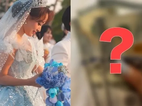 Vân Hugo gặp sự cố "dở khóc dở cười" khi khui phong bì mừng cưới, chuyện gì mà khiến gần 5 triệu đồng "bay màu"?
