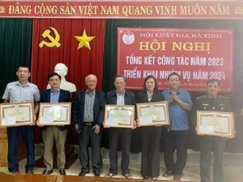 Hội Luật gia Hà Tĩnh tổng kết năm 2023 và triển khai công tác năm 2024