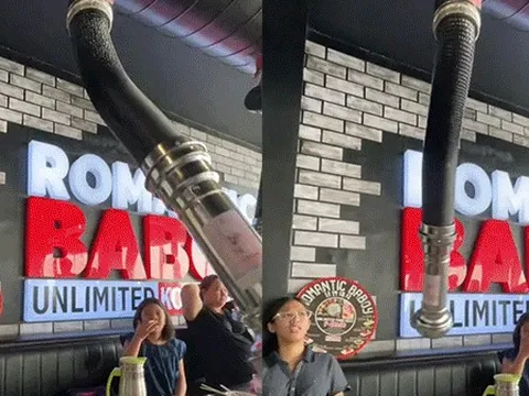 Trải nghiệm đi ăn thịt nướng có 1-0-2, dân mạng xem clip mà hú hồn