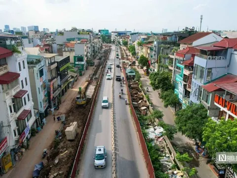 Hà Nội: Phương án phân luồng giao thông trên đường Âu Cơ từ ngày 15/1