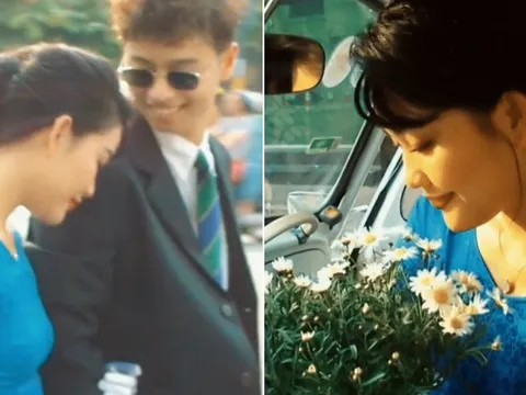 Clip 30s đưa netizen "xuyên không" về Tết năm một nghìn chín trăm hồi đó, visual diện áo dài của nữ chính gây sốt