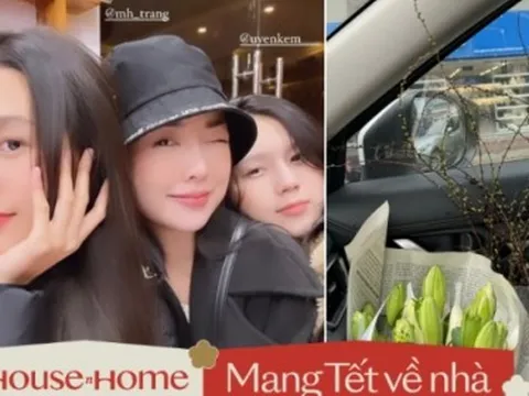 Doãn Hải My, Uyên Kem rục rịch trang hoàng nhà cửa đón Tết, bên ngoài sang chảnh hết nấc bên trong đều chuẩn vợ đảm