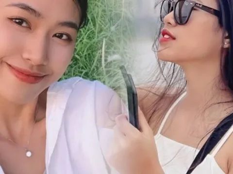 Nhan sắc đời thường "10 điểm không có nhưng" của tân Hoa khôi Ngoại thương 1m79 vừa đăng quang