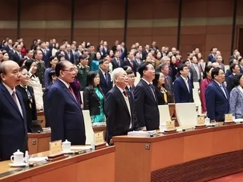 Tổng Bí thư Nguyễn Phú Trọng dự khai mạc Kỳ họp bất thường lần thứ 5