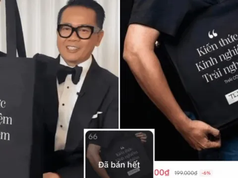 Livestream bán hàng "quý tộc", Thái Công không quên cài cắm sản phẩm bình dân mới toanh: Giá 199K, "cháy hàng" trong phút mốt