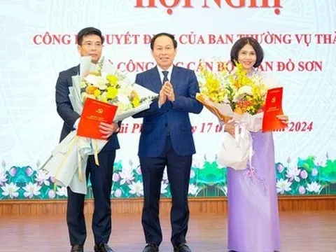 Hải Phòng: Chánh Thanh tra Thành phố làm Bí thư Quận ủy Đồ Sơn