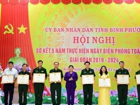 Bình Phước: Sơ kết 5 năm Ngày Biên phòng toàn dân