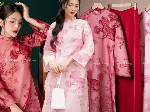 Kiểu áo dài thêu nổi đình đám khắp các local brand Việt: Hội chị em đang thấy "loạn" về giá
