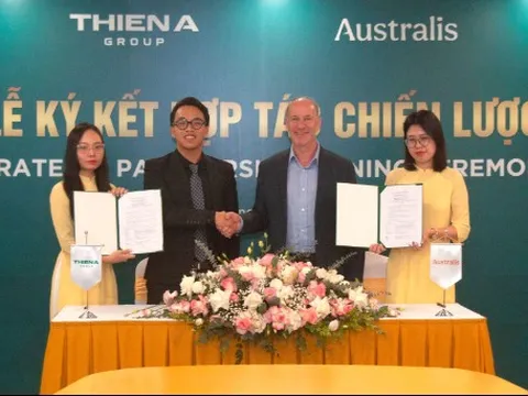 Tập đoàn Thiên Á ký kết phân phối cá vược từ Australis Việt Nam