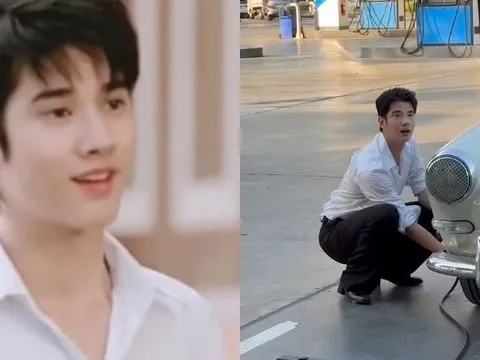 Mario Maurer gây sốt chỉ với 23s đi bơm lốp ô tô, visual tuổi U40 vẫn khiến netizen đứng ngồi không yên