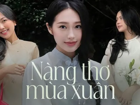 Hội bạn thân vợ cầu thủ rủ nhau diện áo dài đón Tết, Doãn Hải My ra dáng nàng dâu mới