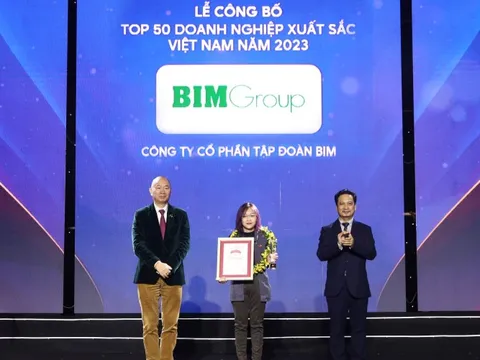 BIM Group vững vàng trong Top 50 Doanh nghiệp xuất sắc nhất Việt Nam