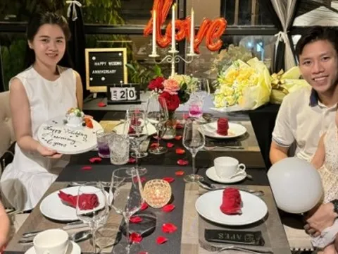 Đội trưởng đội tuyển Việt Nam kỷ niệm 6 năm ngày cưới với vợ hoa khôi: Cuộc sống viên mãn đủ cả nhà lầu, xe hơi