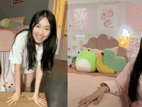 Jenny Huỳnh dành 8 tuần để decor phòng KTX Đại học Stanford: Thành quả "quá là sến", chiếc giường có công dụng lạ