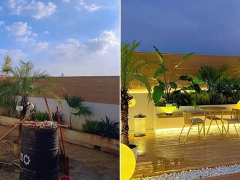 Mẹ đảm tự tay cải tạo sân thượng hoang tàn thành khu vườn hiện đại trong vòng 3 tháng