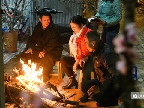 Trắng đêm đốt lửa canh đào, quất trong cái lạnh "cắt da cắt thịt"