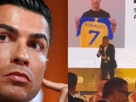 Sức hút khó tin của Ronaldo: Chỉ một chiếc áo có chữ ký cũng bán được tiền tỷ